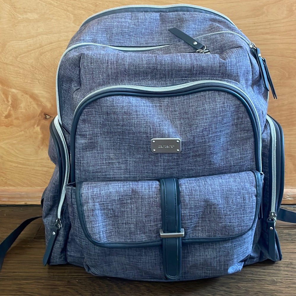 Carter’s backpack diaper bag with wipes and insulated bottle compartment